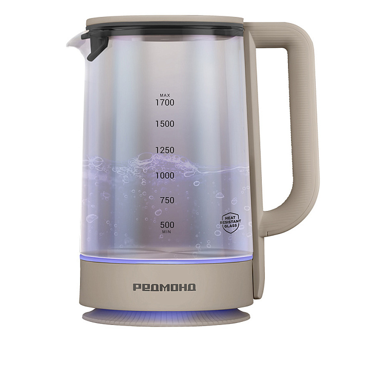 Электрический чайник РЕДМОНД KG273 (бежевый) - фото 2 - купить в интернет-магазине Редмонд