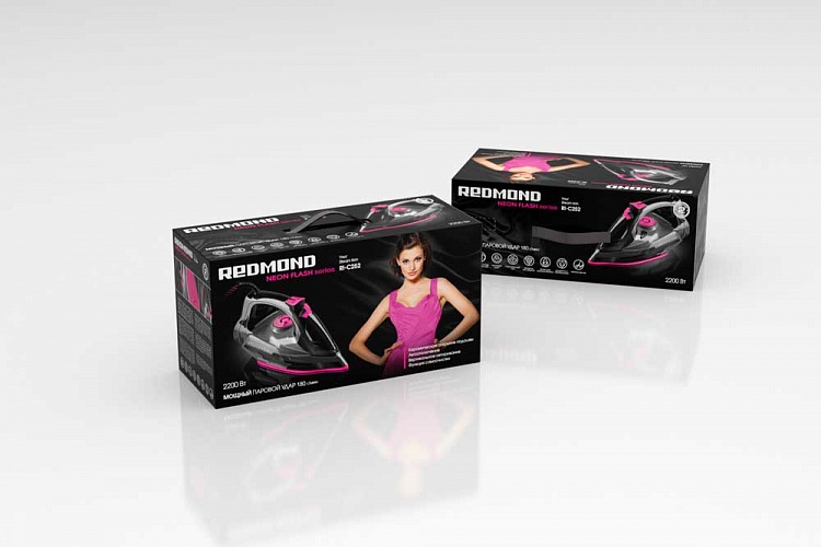 Утюг REDMOND RI-C252 (розовый) - фото 13 - купить в интернет-магазине Редмонд