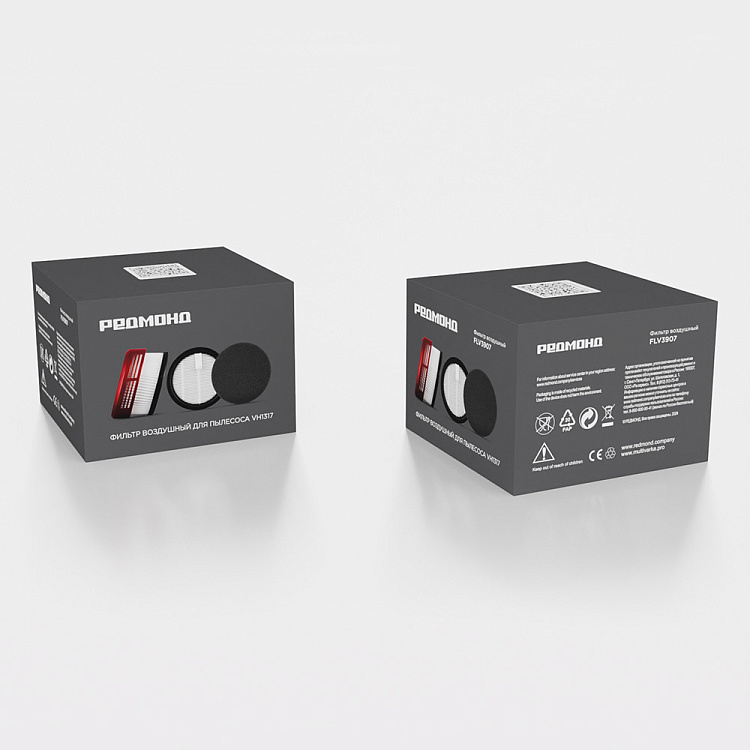 Фильтр воздушный для пылесоса РЕДМОНД FLV3907 - фото 2 - купить в интернет-магазине Редмонд