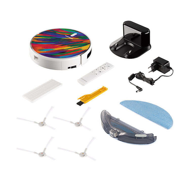 Умный робот-пылесос REDMOND RV-R640S WiFi (пламя) - фото 10 - купить в интернет-магазине Редмонд