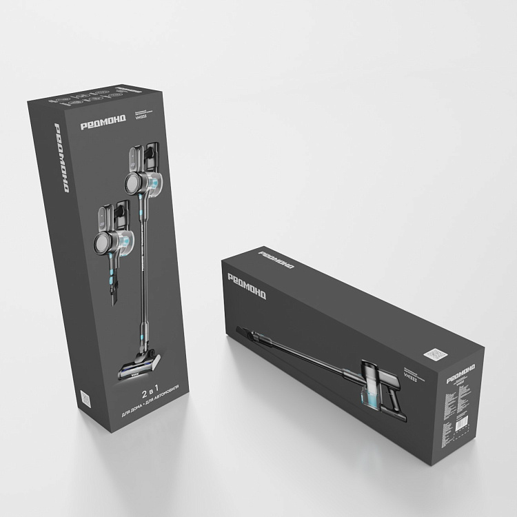 Пылесос вертикальный беспроводной РЕДМОНД VH1333 - фото 2 - купить в интернет-магазине Редмонд