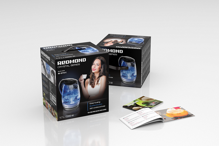 Электрический чайник REDMOND RK-G176-E - фото 2 - купить в интернет-магазине Редмонд
