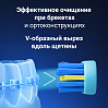 Ортодонтическая зубная щетка для взрослых РЕДМОНД TB4632, мягкая, фото