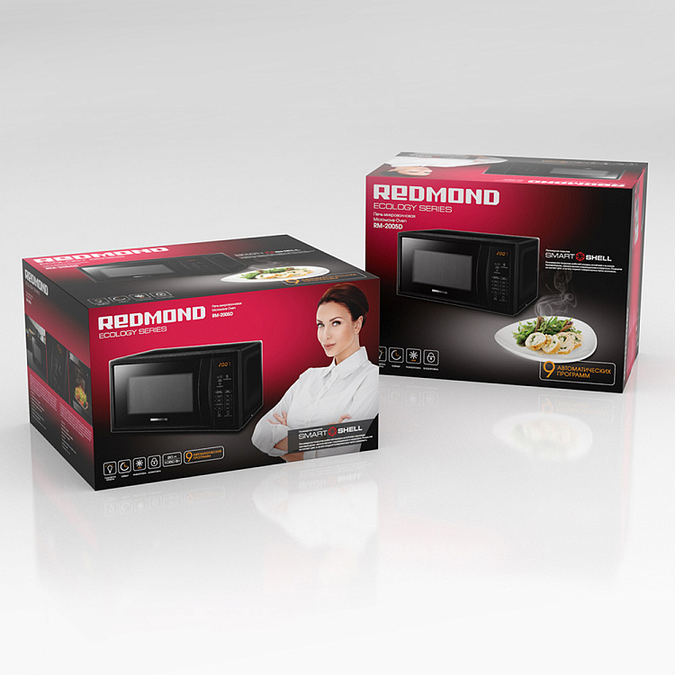 Микроволновая печь REDMOND RM-2005D - фото 10 - купить в интернет-магазине Редмонд