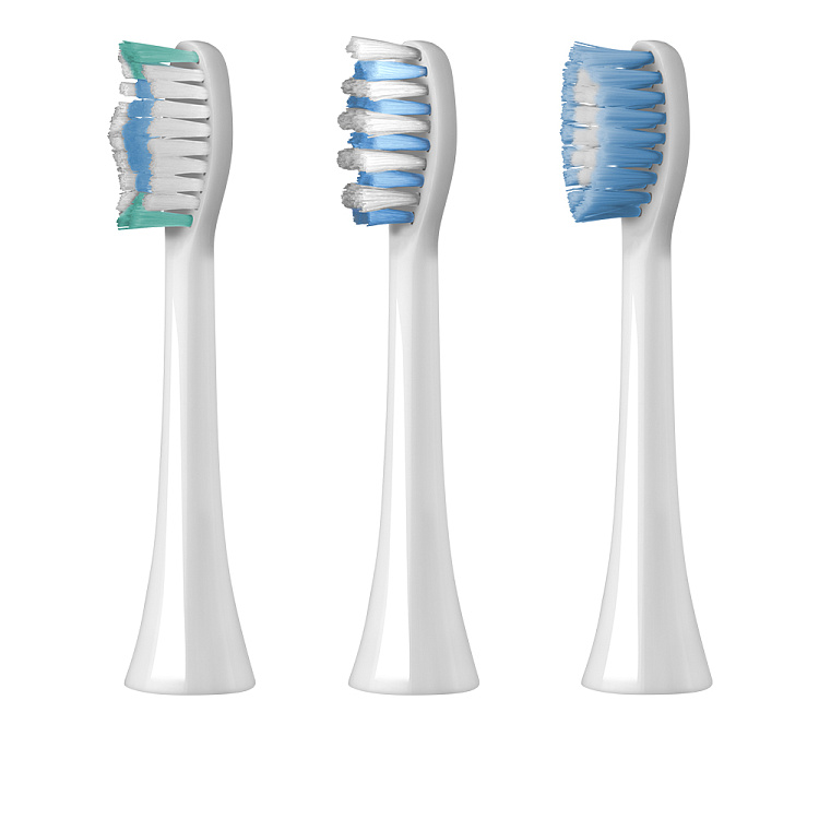 Набор сменных насадок для зубной щетки REDMOND N4703 (белый) - фото - купить в интернет-магазине Редмонд