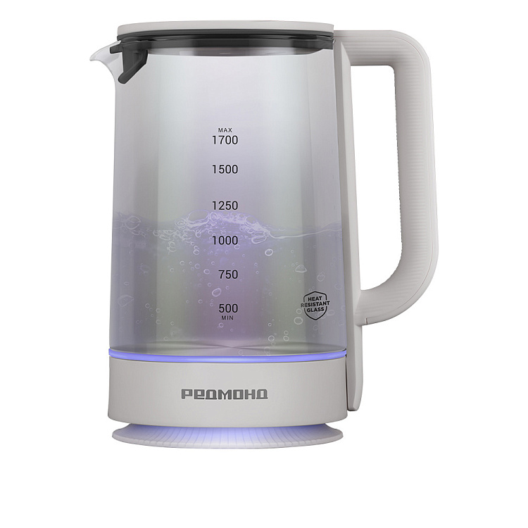 Электрический чайник РЕДМОНД KG273 (белый) - фото 2 - купить в интернет-магазине Редмонд