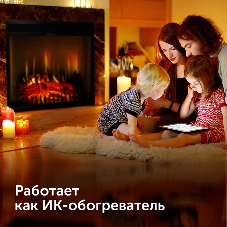 Электрокамин REDMOND REF-6100 - фото 2 - купить в интернет-магазине Редмонд