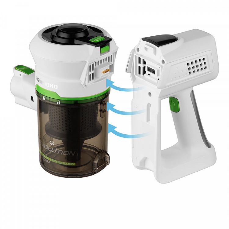 Пылесос вертикальный беспроводной REDMOND RV-UR357 - фото 3 - купить в интернет-магазине Редмонд