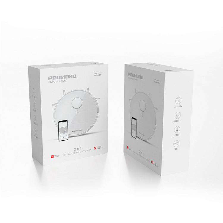 Умный робот-пылесос РЕДМОНД RV-R660SH WiFi - фото 12 - купить в интернет-магазине Редмонд