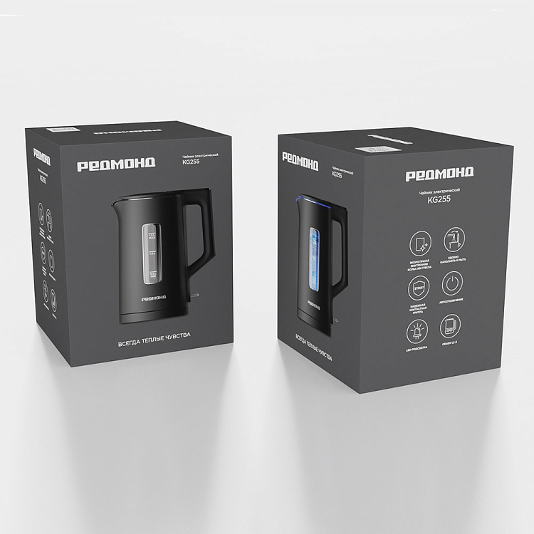 Электрический чайник РЕДМОНД KG255 (черный) - фото 10 - купить в интернет-магазине Редмонд