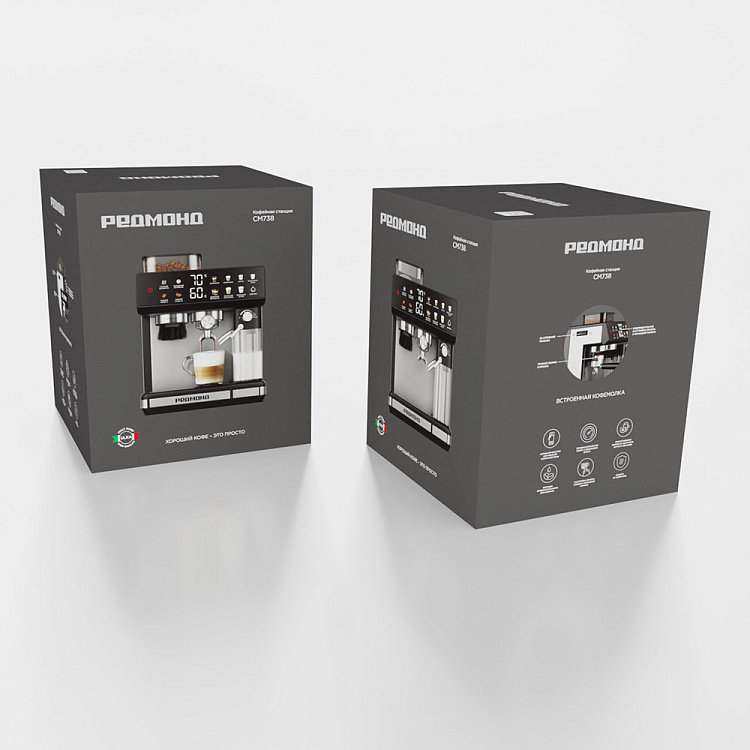 Кофейная станция РЕДМОНД CM738 - фото 2 - купить в интернет-магазине Редмонд