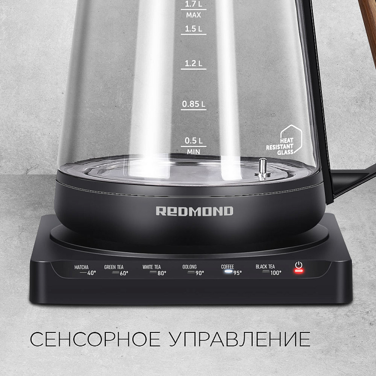 Электрический чайник REDMOND RK-G1308D: купить в Москве, СПб, России ...