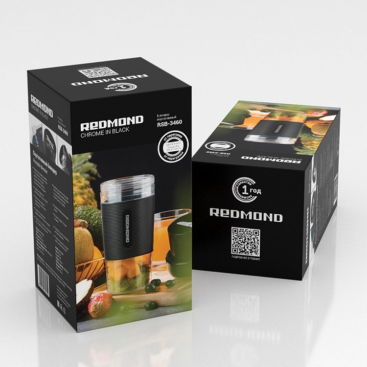 Блендер портативный REDMOND RSB-3460 (черный) - фото 10 - купить в интернет-магазине Редмонд