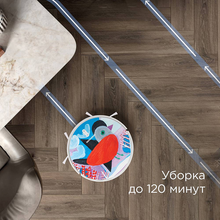 Умный робот-пылесос REDMOND RV-R640S WiFi (птица) - фото 7 - купить в интернет-магазине Редмонд