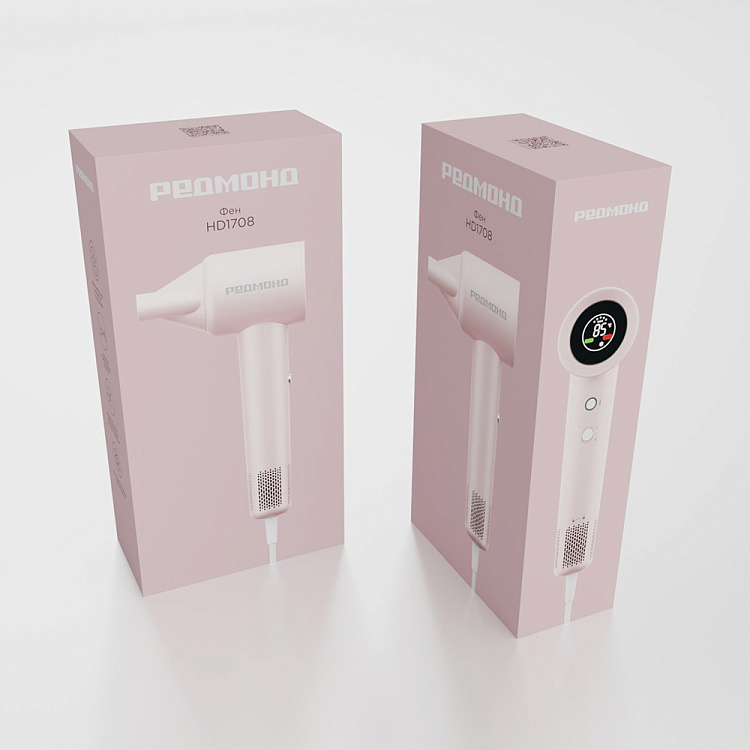 Фен РЕДМОНД HD1708 (розовый) - фото 10 - купить в интернет-магазине Редмонд