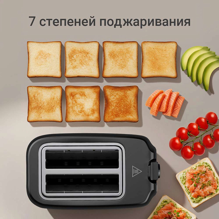Тостер РЕДМОНД T911 (черный) - фото 2 - купить в интернет-магазине Редмонд