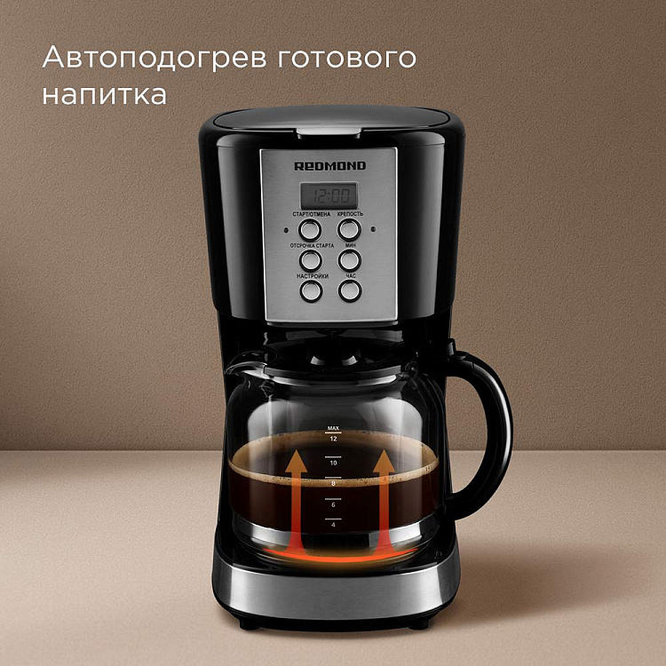 Кофеварка РЕДМОНД CM705 - фото 4 - купить в интернет-магазине Редмонд