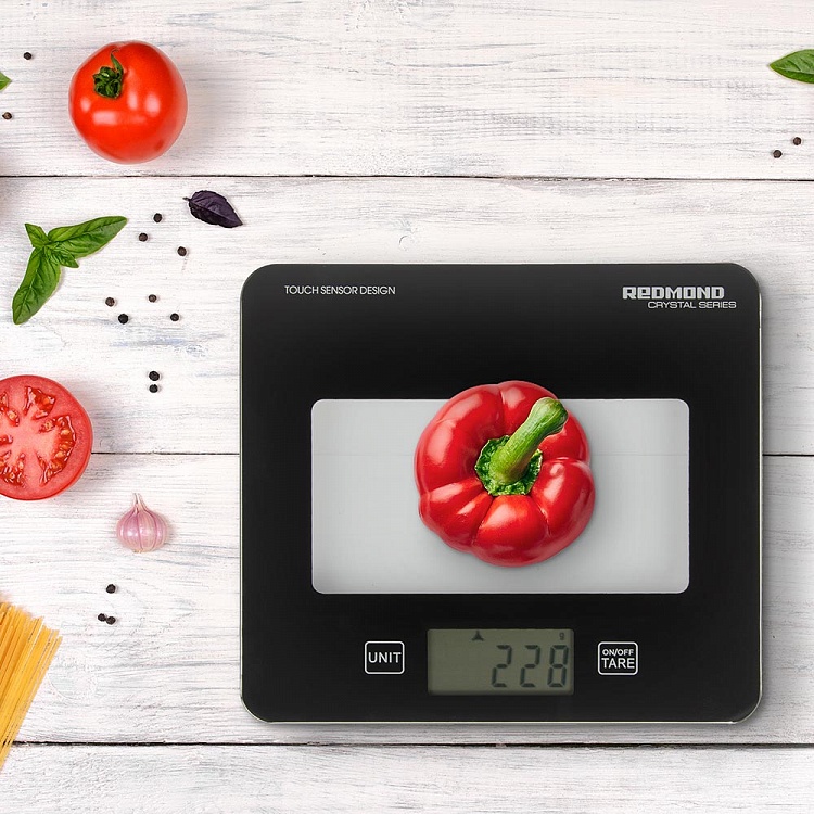 Весы кухонные REDMOND RS-724-E (черный) - фото 8 - купить в интернет-магазине Редмонд
