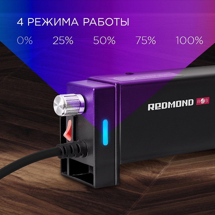 Обогреватель REDMOND SkyHeat 7002S (черный) - фото 3 - купить в интернет-магазине Редмонд