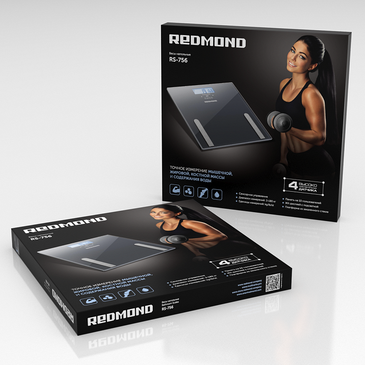 Напольные весы REDMOND RS-756 - фото 8 - купить в интернет-магазине Редмонд