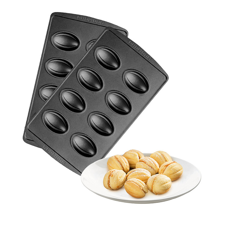 Панель "Орешки" для мультипекаря РЕДМОНД (форма для выпечки орешков с начинкой) RAMB-18 - фото 2 - купить в интернет-магазине Редмонд