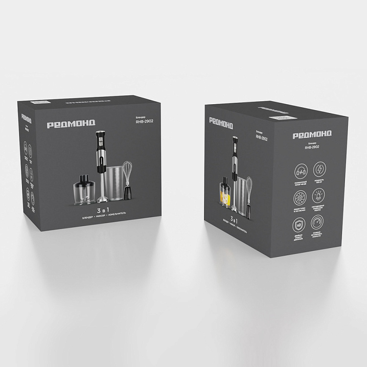 Блендер РЕДМОНД RHB-2902 (черный) - фото 10 - купить в интернет-магазине Редмонд