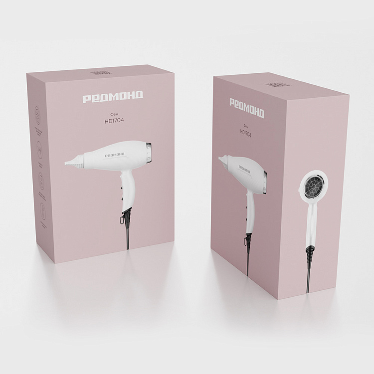 Фен РЕДМОНД HD1704 (белый) - фото 9 - купить в интернет-магазине Редмонд