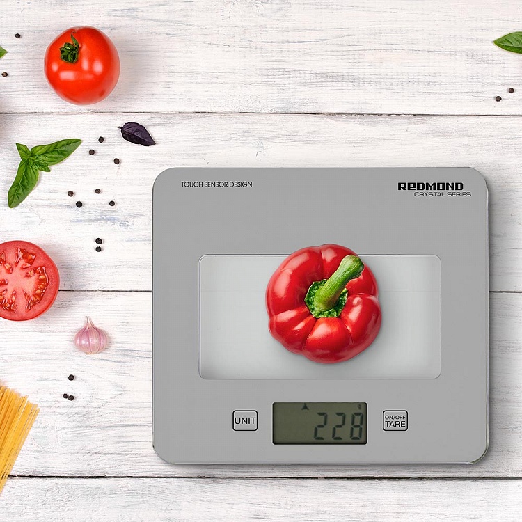 Весы кухонные REDMOND RS-724-E (серебро) - фото 8 - купить в интернет-магазине Редмонд