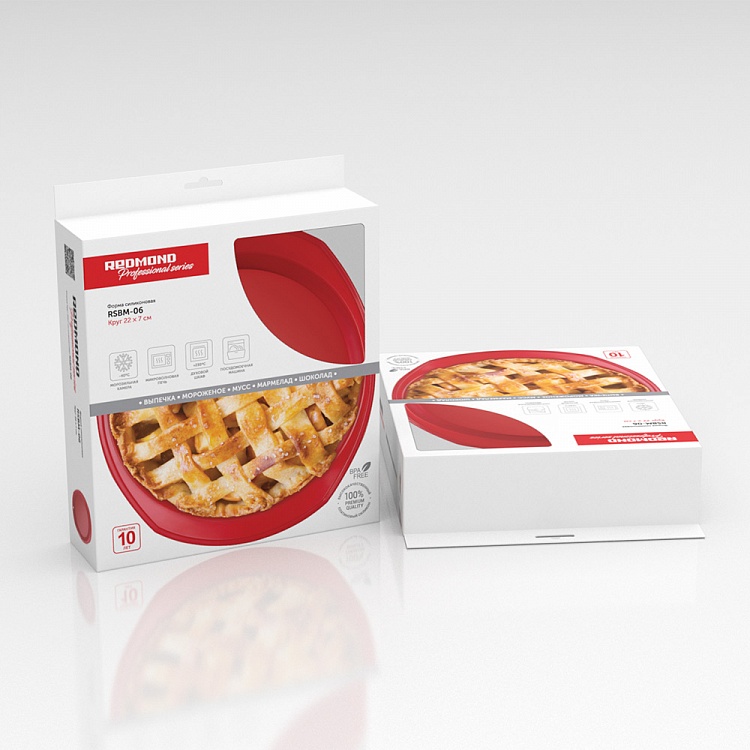 Силиконовая форма REDMOND (круг) RSBM-06 - фото 5 - купить в интернет-магазине Редмонд