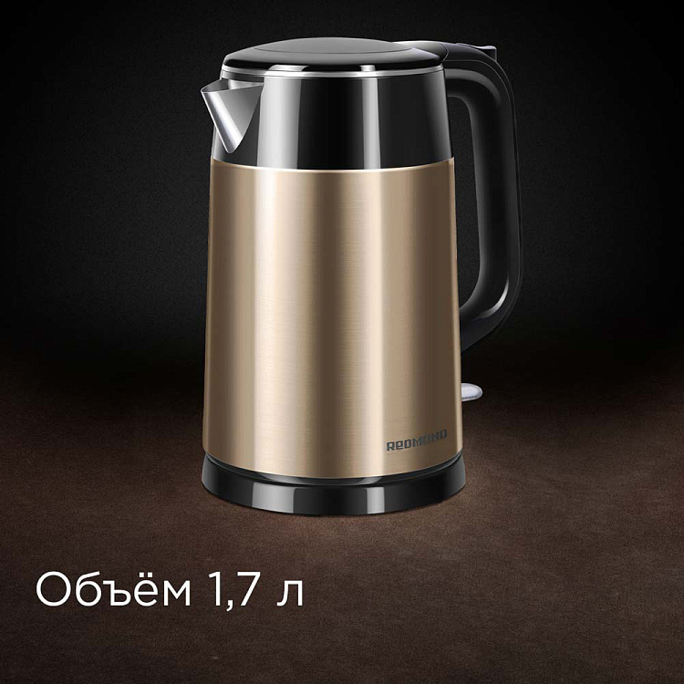 Электрический чайник РЕДМОНД RK-M158 (шампань) - фото 6 - купить в интернет-магазине Редмонд