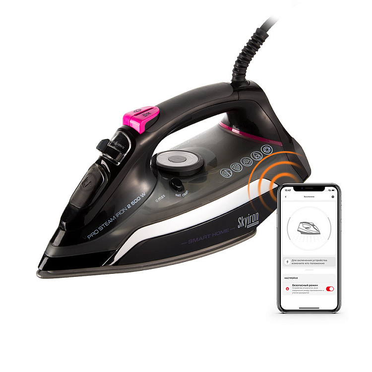 Умный утюг REDMOND SkyIron C254S - фото - купить в интернет-магазине Редмонд