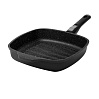 Сковорода-гриль для индукционной плиты литая редмонд Black & Stone 28 cм PF5504, фото