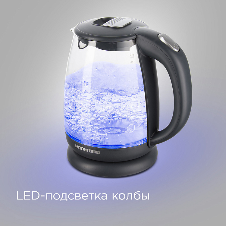 Электрический чайник РЕДМОНД RK-G185 - фото 4 - купить в интернет-магазине Редмонд
