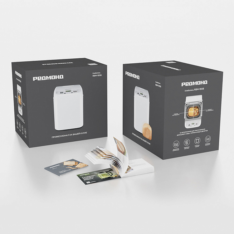 Хлебопечь РЕДМОНД RBM-1908 (белый) - фото 11 - купить в интернет-магазине Редмонд