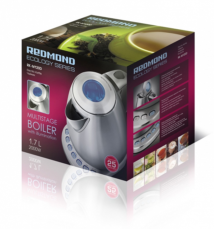 Электрический чайник REDMOND RK-M120D - фото 2 - купить в интернет-магазине Редмонд