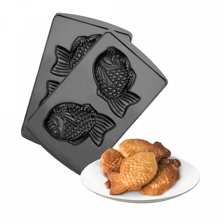 Панель "Рыбка" для мультипекаря REDMOND (форма для выпечки печенья в виде рыбок) RAMB-06 - фото - купить в интернет-магазине Редмонд
