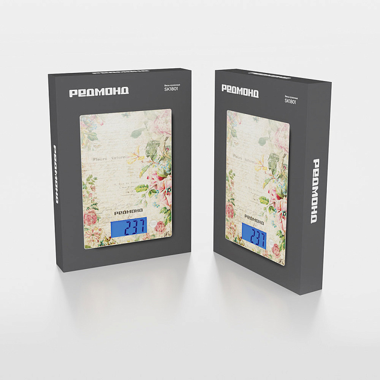 Весы кухонные РЕДМОНД SK1801 (цветы) - фото 2 - купить в интернет-магазине Редмонд