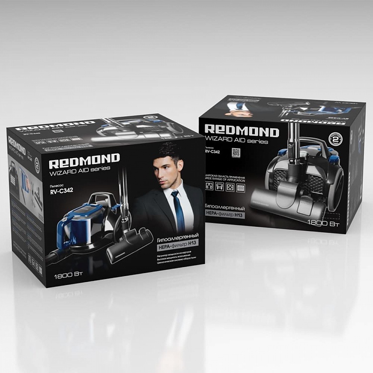 Пылесос REDMOND RV-C342 - фото 10 - купить в интернет-магазине Редмонд