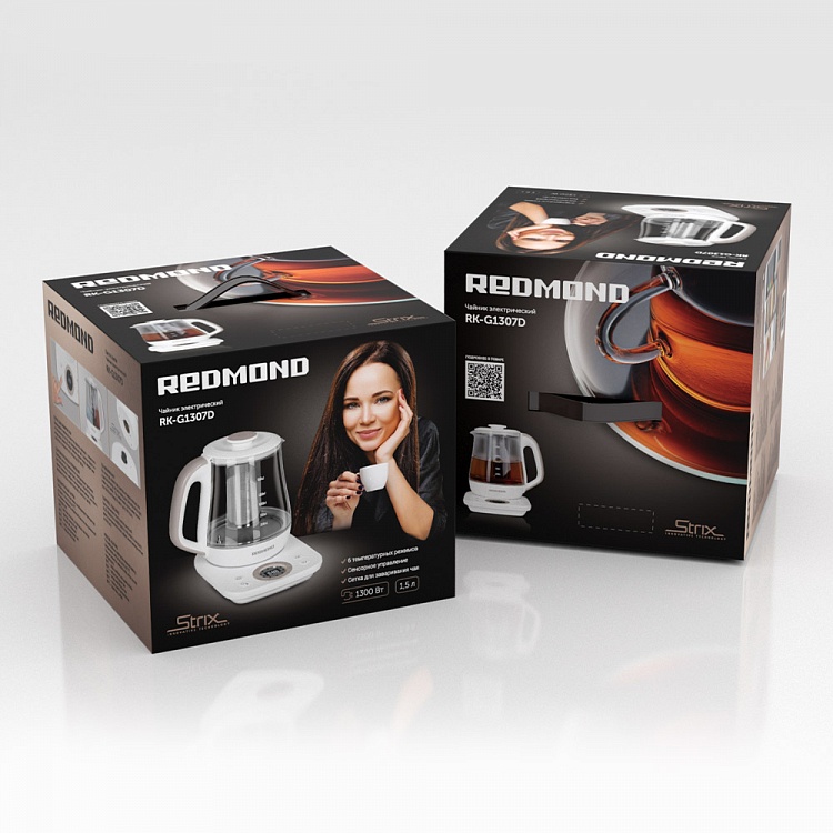 Электрический чайник REDMOND RK-G1307D - фото 8 - купить в интернет-магазине Редмонд