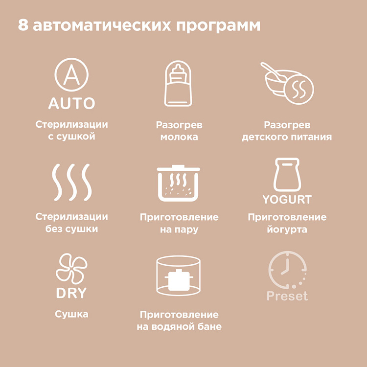 Многофункциональный стерилизатор для бутылочек РЕДМОНД Baby BC5204 - фото 4 - купить в интернет-магазине Редмонд