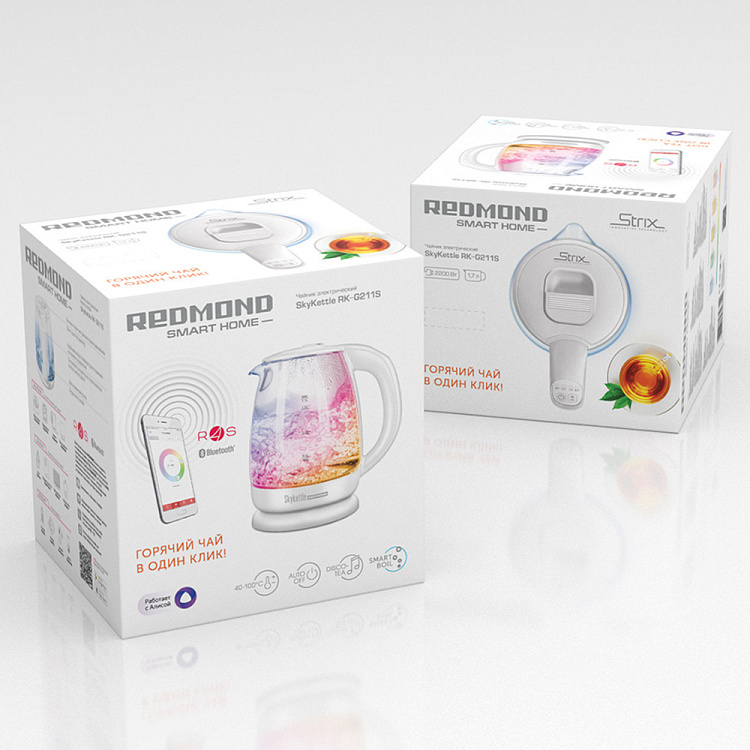 Умный чайник-светильник REDMOND SkyKettle G211S: купить в Москве, СПб ...