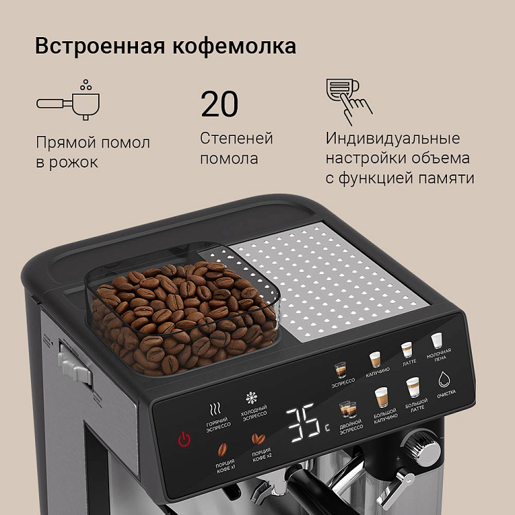 Кофейная станция РЕДМОНД CM738 - фото 2 - купить в интернет-магазине Редмонд