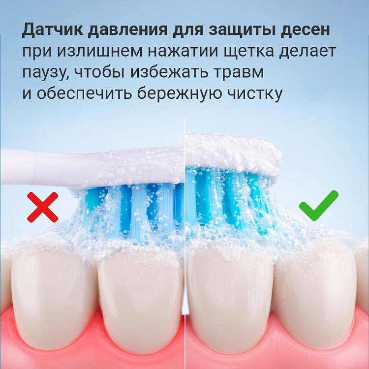 Электрическая зубная щетка TB4604 (белый) - фото 4 - купить в интернет-магазине Редмонд
