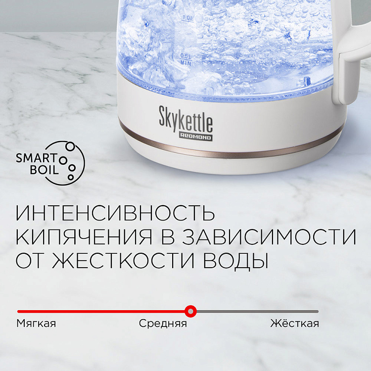Умный чайник-светильник РЕДМОНД SkyKettle G203S - фото 4 - купить в интернет-магазине Редмонд