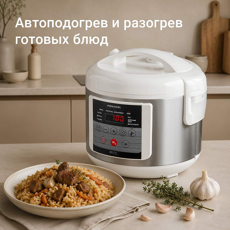 Мультиварка РЕДМОНД MC103, белый - фото 6 - купить в интернет-магазине Редмонд