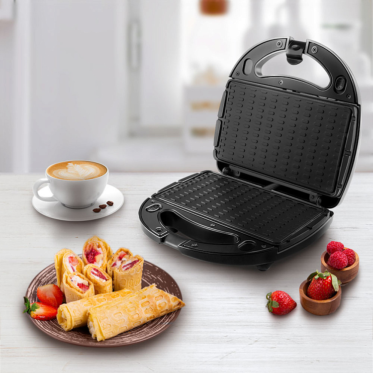 Панель "Тонкие вафли" для мультипекаря РЕДМОНД (форма для вафельных трубочек) RAMB-19 - фото 3 - купить в интернет-магазине Редмонд