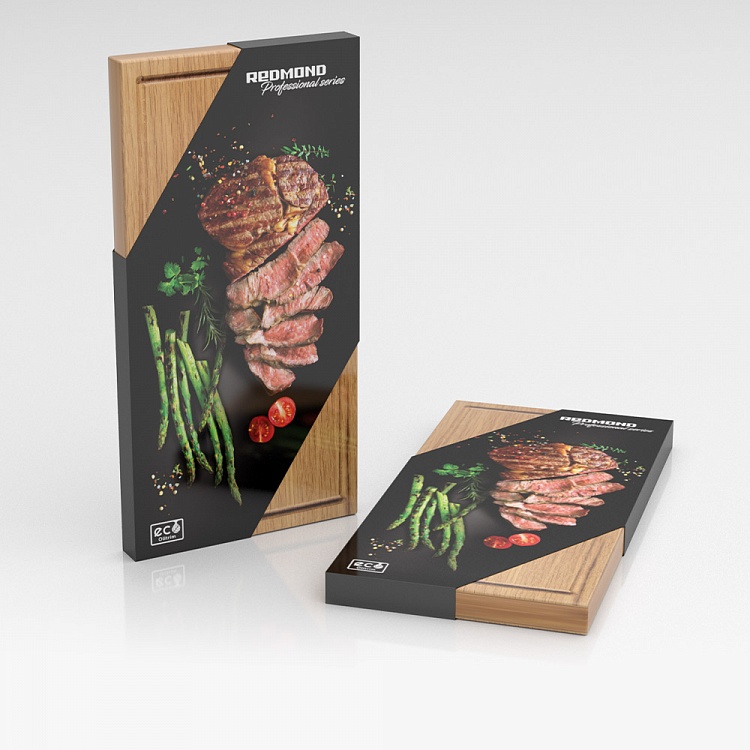 Разделочная доска из массива дуба REDMOND RCB-W6012 200х400х24 мм - фото 7 - купить в интернет-магазине Редмонд