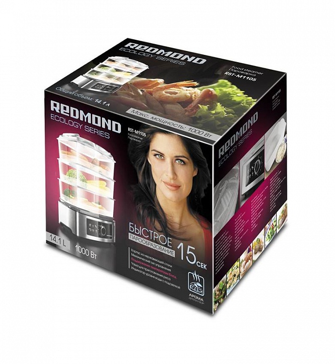 Пароварка REDMOND RST-M1105 - фото 4 - купить в интернет-магазине Редмонд