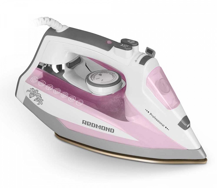 Утюг REDMOND RI-D235 (розовый) - фото 2 - купить в интернет-магазине Редмонд