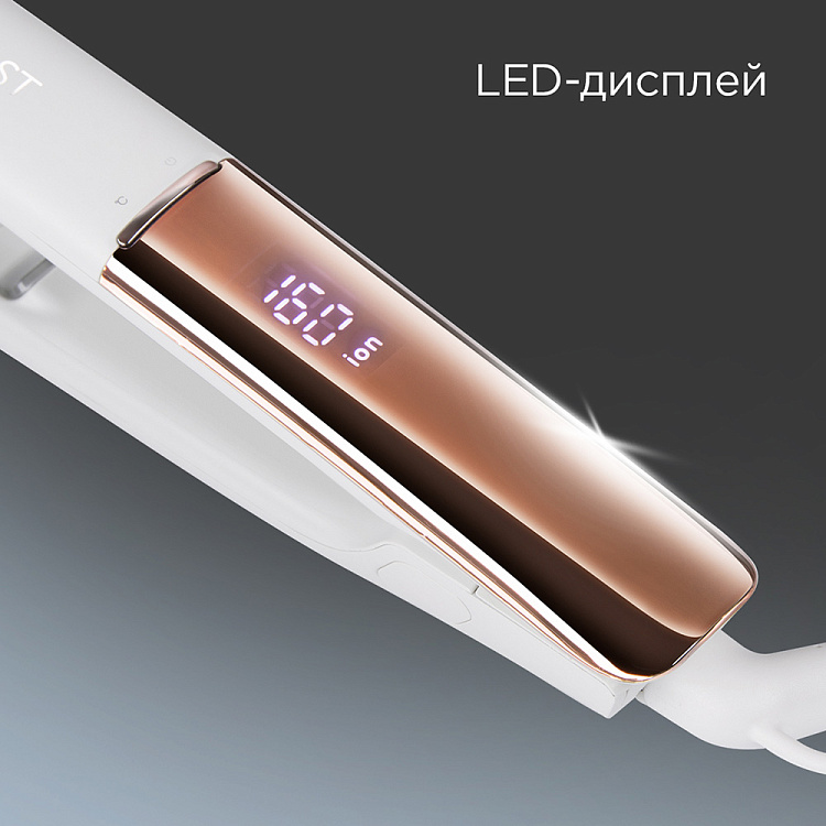 Выпрямитель для волос REDMOND HS1716 (белый) - фото 5 - купить в интернет-магазине Редмонд